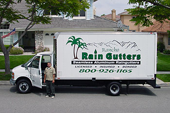 Rancho Rain Gutters Truck
